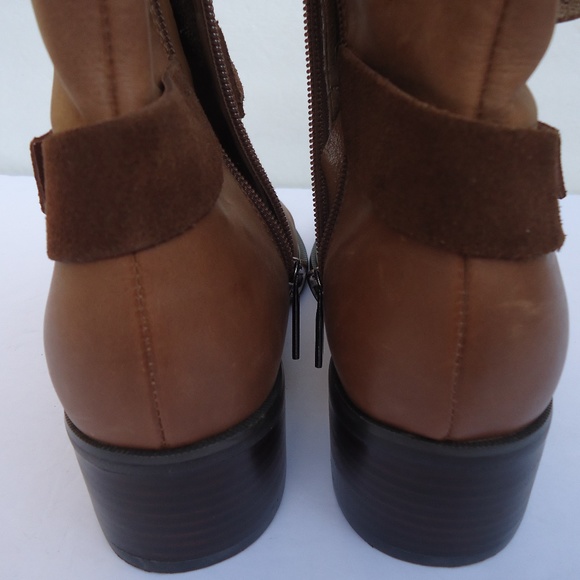 SIZE 6. Le Saunda Ladies brown leather booties. - Picture 6 of 8